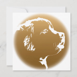 Newfoundland Invitations Personalised Dog Card