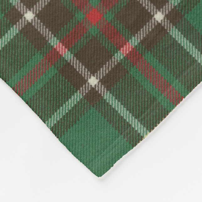 Newfoundland/Labrador Original Tartan Fleece Blanket (Corner)