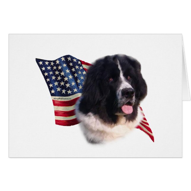 Newfoundland (landseer) Flag (Front Horizontal)