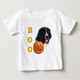 Newfoundland (landseer) Halloween Boo Baby T-Shirt