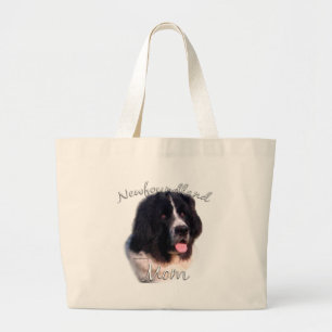 Newfoundland (landseer) Mum 2 Large Tote Bag