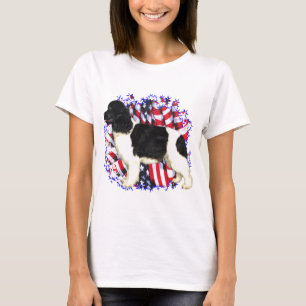 Newfoundland (landseer) Patriot T-Shirt