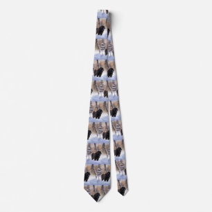 Newfoundland Let It Snow Christmas Tie