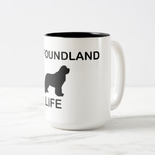 newfoundland life Two-Tone coffee mug