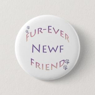 Newfoundland Love at First Lick 6 Cm Round Badge