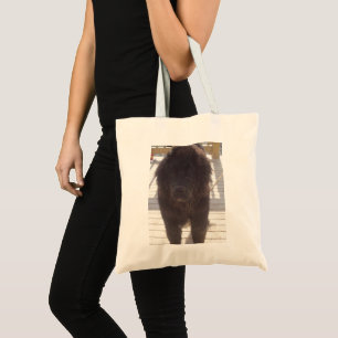 Newfoundland Muddy Puppy Tote Bag