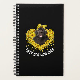 Newfoundland mum lovers sunflower dog gift planner