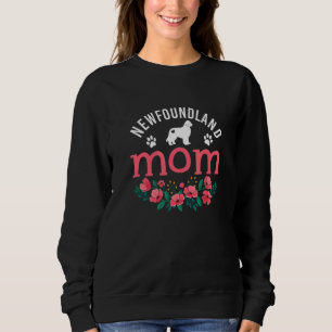 Newfoundland Mum Womens Cute Dog Owner Christmas Sweatshirt