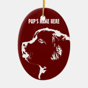 Newfoundland Ornament Personalised Dog Decoration