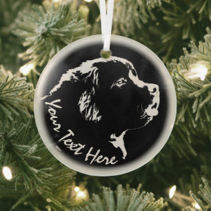 Newfoundland Ornament Personalised Dog Decoration