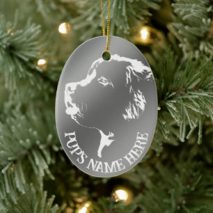 Newfoundland Ornament Personalised Dog Decoration