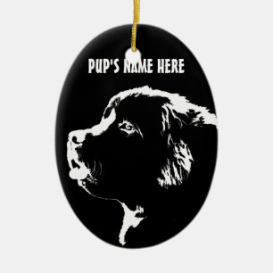 Newfoundland Ornament Personalised Dog Decoration