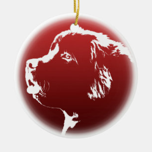 Newfoundland Ornament Personalised Dog Decoration