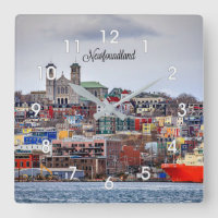 Newfoundland, panoramic cityscapem