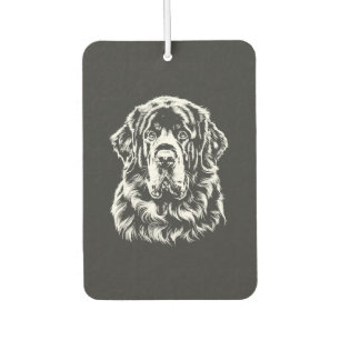 Newfoundland Portrait  Minimalist Apparel Car Air Freshener