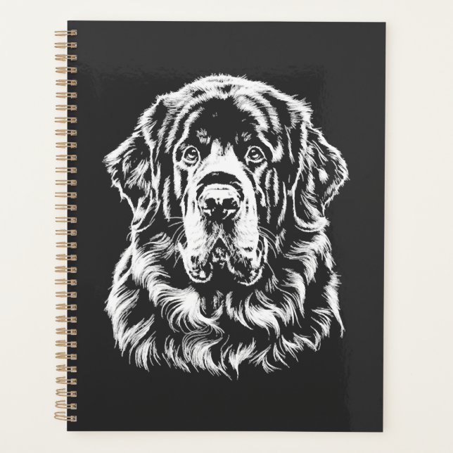Newfoundland Portrait  Minimalist Apparel Planner (Front)
