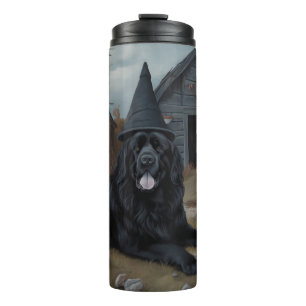 Newfoundland Pumpkins Halloween Scary Thermal Tumbler