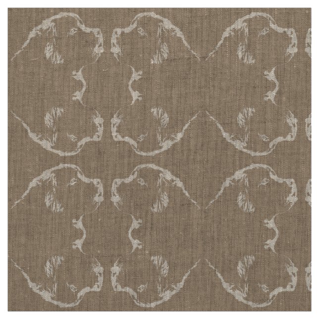 Newfoundland Pup Fabric Fabric Puppy Dog Pattern (Swatch)