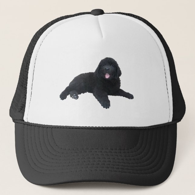 Newfoundland Puppy Trucker Hat (Front)