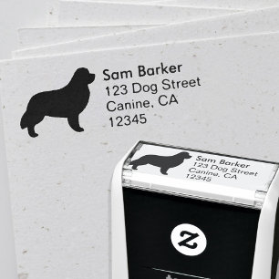 Newfoundland Silhouette Return Address Self-inking Stamp