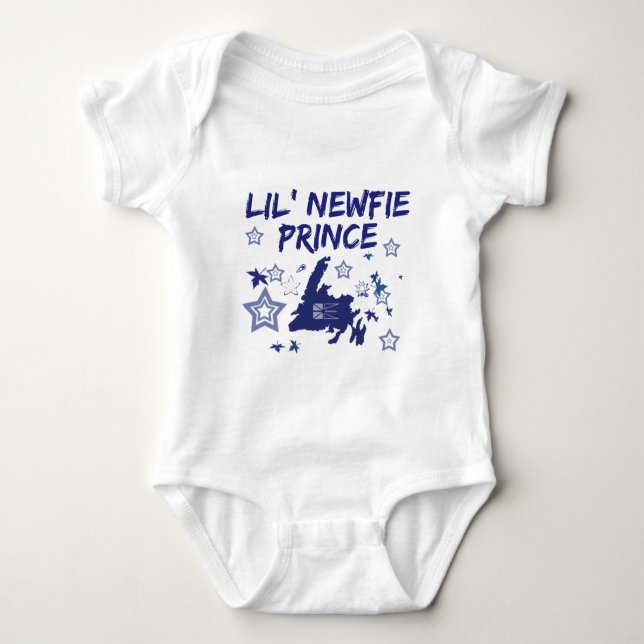 Newfoundland Tee Lil Newfie Prince Newfoundland (Front)