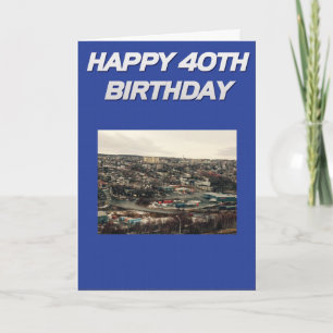 Newfoundland Themed Birthday Card
