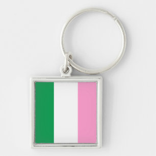 Newfoundland Tricolour flag (Canada) Key Ring