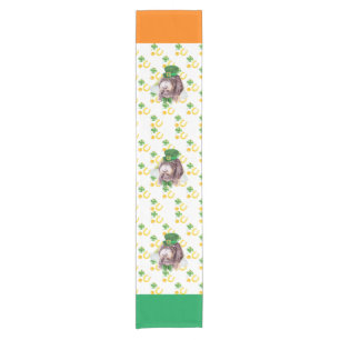 Newfypoo Holiday Home Decor St Patricks Day Short Table Runner