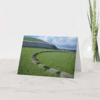 Newgrange, Ireland. Card