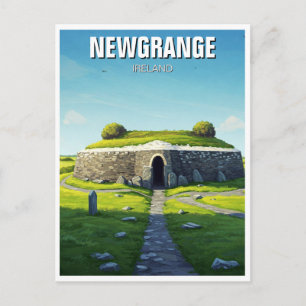 Newgrange Ireland Travel Postcard