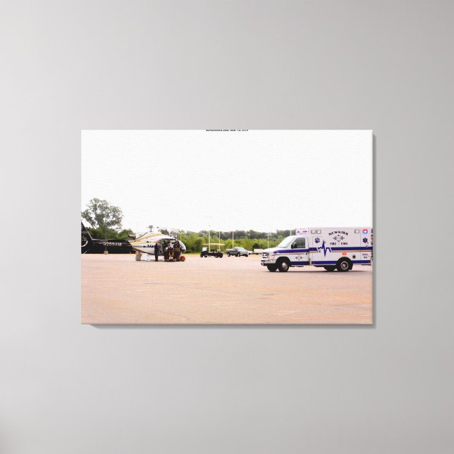 Newkirk Fire Canvas Print (Front)