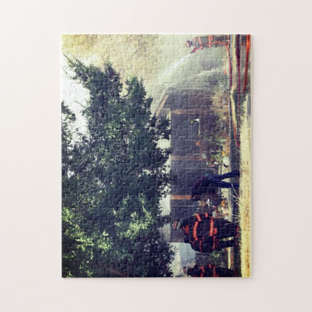 Newkirk fire jigsaw puzzle (Vertical)