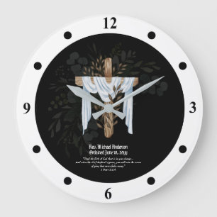 Newly Ordained Priest Pastor Deacon Minister Large Clock