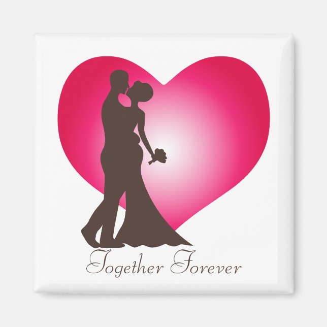 Newly wedded couple magnet (Front)