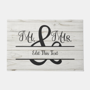Newly Wedding Mr. & Mrs. Gift  Doormat