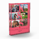 Newlywed Anniversary Couple Photo Collage Pink<br><div class="desc">Newlywed Anniversary Couple Photo Collage Pink</div>