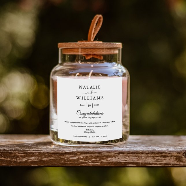 Newlywed Engagement Candle Congratulations Sticker (Creator Uploaded)