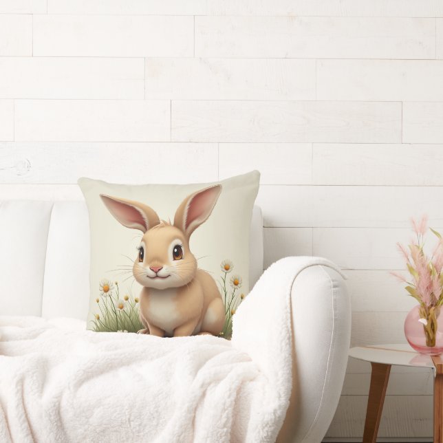 Newlywed gift rabbit pillow cushion (Couch)