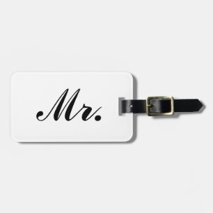 Newlywed Luggage Tag (Mr.)