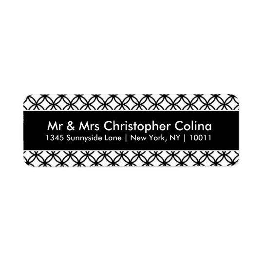 Newlywed Return Address Labels