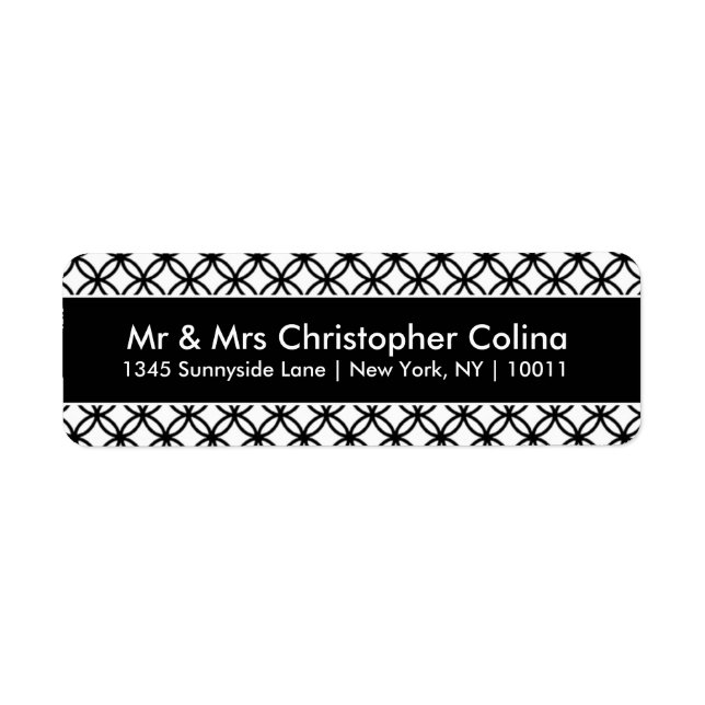 Newlywed Return Address Labels (Front)