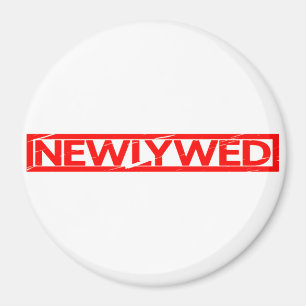 Newlywed Stamp Magnet