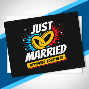 Newlywed - Wedding Honeymoon Couple - Just Married Postcard