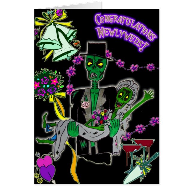 newlywed zombies card (Front)