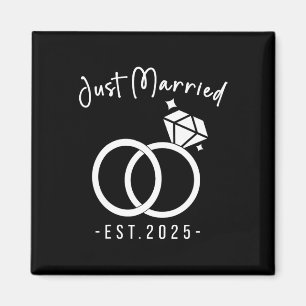 Newlyweds 2025 Bride And Groom Wedding Planners Ju Magnet