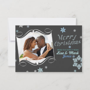 Newlyweds Christmas Photo Card