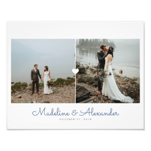 Newlyweds Diptych Photo Print