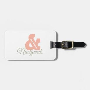 Newlyweds Luggage Tag