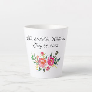 Newlyweds Personalised Latte Mug