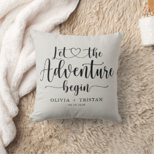 Newlyweds Wedding Keepsake  Cushion